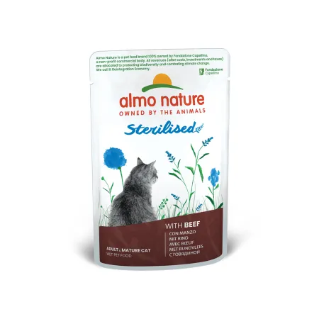 Almo Nature Sterilised z Wołowiną 70g